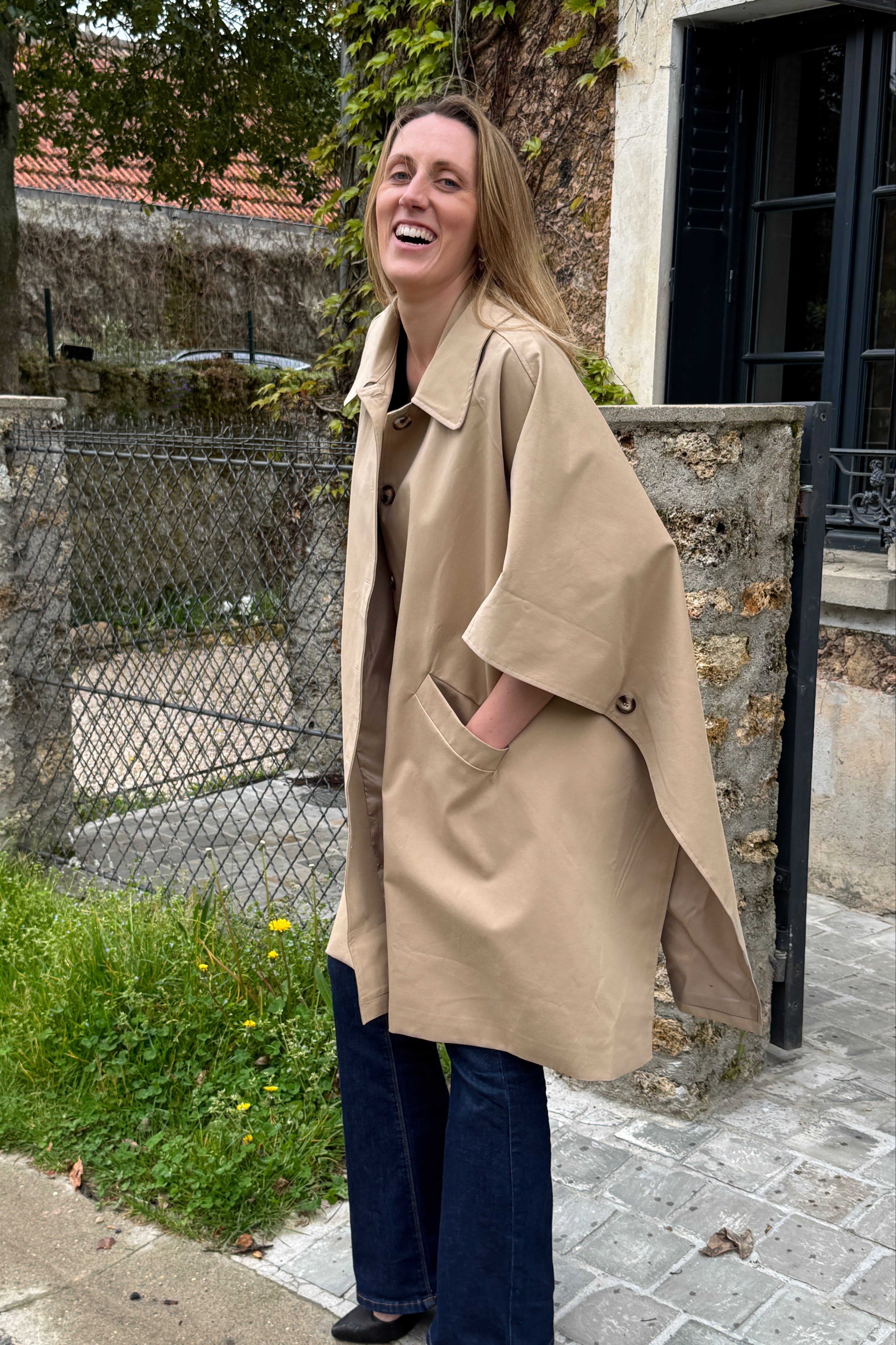 Trench MILA – détails du trench en coton