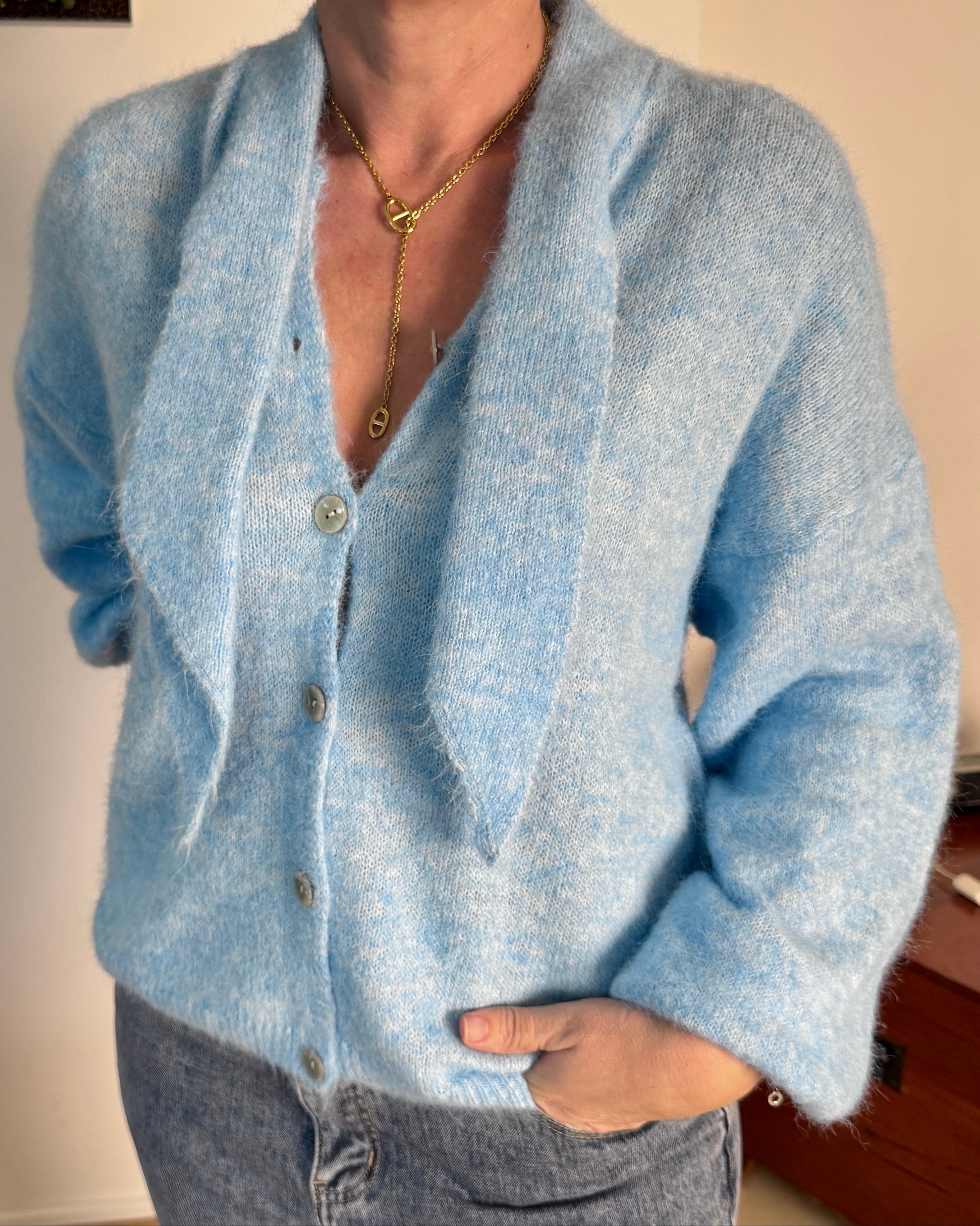 gilet ciel manche longue 2