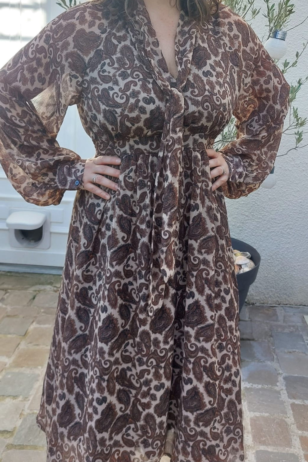 robe manches longues fête 